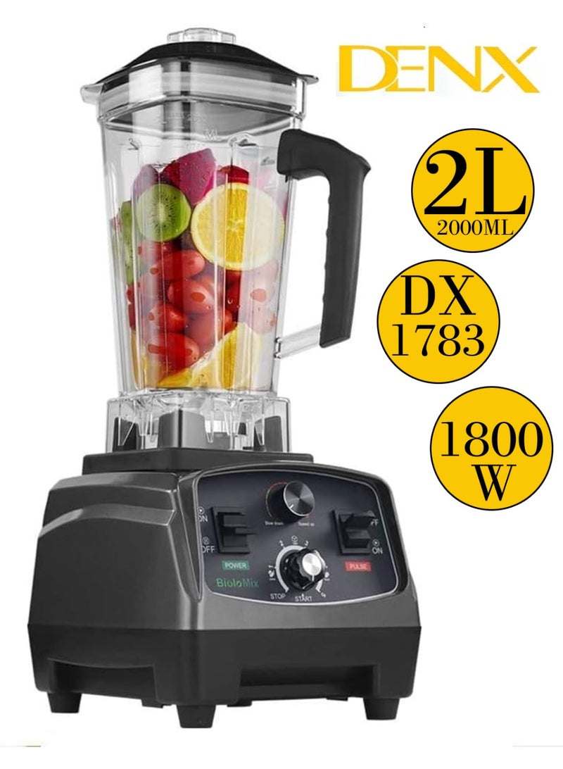 Denx DX1783 Multi Function Super Blender 2000ML Capacity Polycarbonate Jar - Image 1
